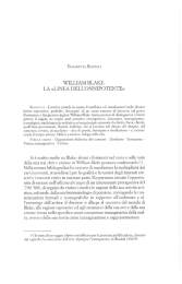 WILLIAM BLAKE. LA «LINEA DELL`ONNIPOTENTE»