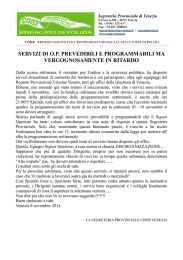 Volantino servizi OP denominati Alto impatto ma dannatamente in