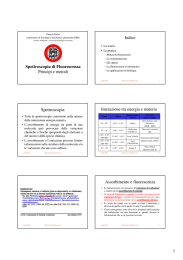 Fluorescenza: Principi e metodi