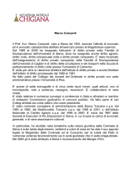 Marco Comporti Il Prof. Avv. Marco Comporti, nato a Siena nel 1932