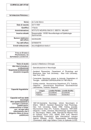 De Curtis Marco-cv - Istituto Neurologico Carlo Besta