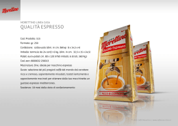 QUALITà ESPRESSO - Caffè Morettino