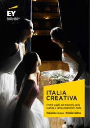 Primo studio sull`Industria della Cultura e della Creatività in Italia