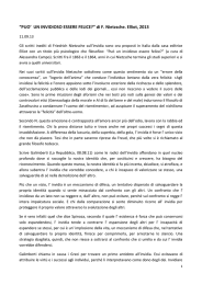 &ldquo;PUO` UN INVIDIOSO ESSERE FELICE?&rdquo; di F. Nietzsche. Elliot, 2013