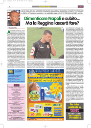 Dimenticare Napoli e subito... Ma la Reggina lascer&agrave; fare? rosanero