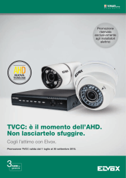 TVCC: è il momento dell`AHD. Non lasciartelo sfuggire.