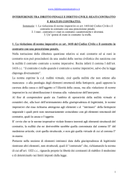 rapporti tra diritto penale e diritto civile