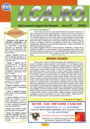 Informazioni Cappuccini Romani Anno XV