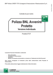 Polizza BNL Avvenire Protetto