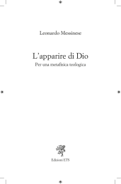 L`apparire di Dio