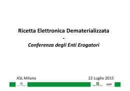 Ricetta Elettronica Dematerializzata