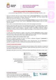 avvio della ricetta dematerializzata