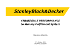 STRATEGIA E PERFORMANCE Lo Stanley Fulfillment - Pmi