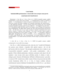 Insindacabilità parlamentare e ricorsi alla Corte