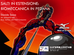 Salti in estensione: Biomeccanica in pedana