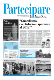 “Guardiamo con fiducia e speranza al 2012!”