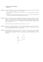 Prova Scritta di Fisica - ICampus