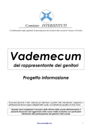 Vademecum del Rappresentante dei Genitori