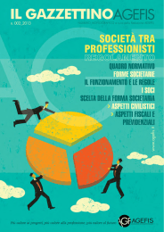 societa` tra professionisti - Collegio Geometri e Geometri Laureati