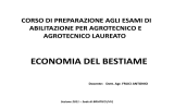 economia del bestiame - Collegio Nazionale degli Agrotecnici e