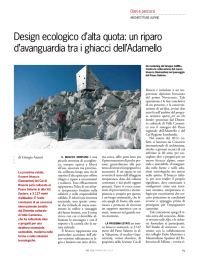 Design ecologico d`alta quota: un riparo d`avanguardia tra i ghiacci