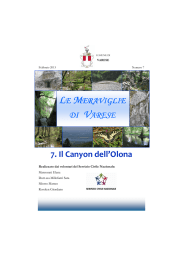 Il Canyon dell`Olona - Le Meraviglie di Varese