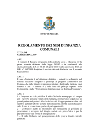 regolamento nidi d`infanzia