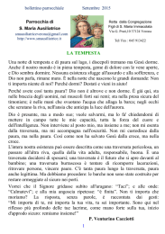 Bollettino di Settembre (2015) - Parrocchia Santa Maria Ausiliatrice