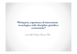 WebQuest 2 - ITTS Volta Perugia