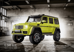 G 500 4x4 - Mercedes Benz