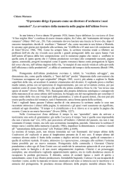 “Il presente dirige il passato come un direttore d`orchestra i suoi