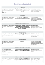 Eventi e manifestazioni - Università degli Studi di Milano