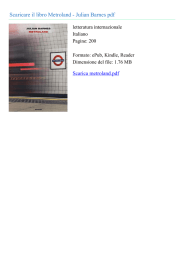 Scaricare il libro Metroland - Julian Barnes pdf