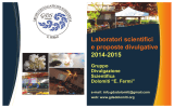 Laboratori scientifici e proposte divulgative 2014-2015