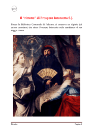 “ritratto” di Prospero Intorcetta SJ