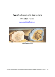 Approfondimenti sulla depressione