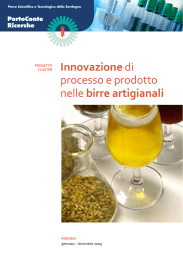 innovazione di processo e prodotto nelle birre artigianali