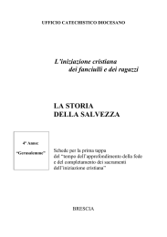 LA STORIA DELLA SALVEZZA