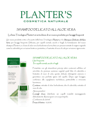 shampoo delicato all`aloe vera