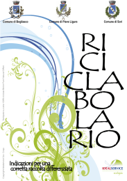 Indicazioni per una corretta raccolta differenziata