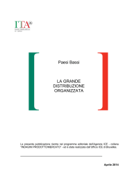 Paesi Bassi LA GRANDE DISTRIBUZIONE ORGANIZZATA