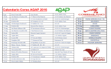 Calendario Corse AGAP 2016