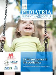 La tosse cronica in età pediatrica