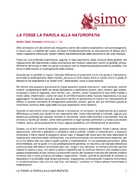 “La Tosse” Dott.ssa Catia Trevisani