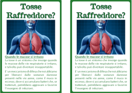 Tosse - Farmacia Dobbiaco