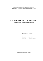 IL PRINCIPE DELLE TENEBRE