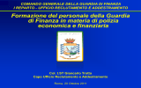 COMANDO GENERALE DELLA GUARDIA DI FINANZA