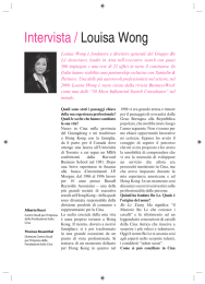 Intervista / Louisa Wong