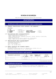SCHEDA DI SICUREZZA alcool furfurilico