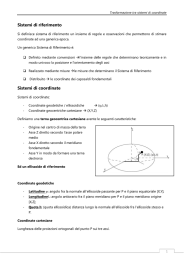 Trasformazione tra sistemi di coordinate